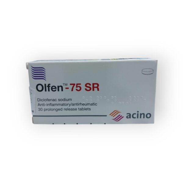 Olfen-75 SR (Diclofenac Sodium) 30 prolonged release tablets 30's pack