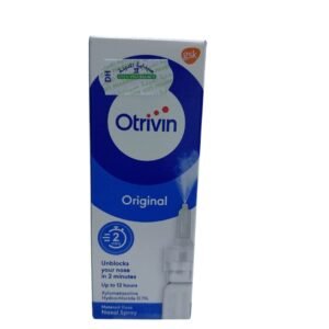 Otrivin 0.1% Xylometazoline HCL Metered Dose Nasal Spray 10 ml