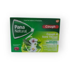 Pana Natural “Cough & sore throat” lozenges 16’s pack (Rasberry flavor)