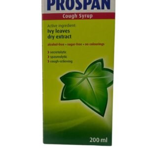 Prospan Cough Syrup With Dry Ivy Leaves Extract – Alcohol Free, Sugar Free, Coloring Free 200 ml