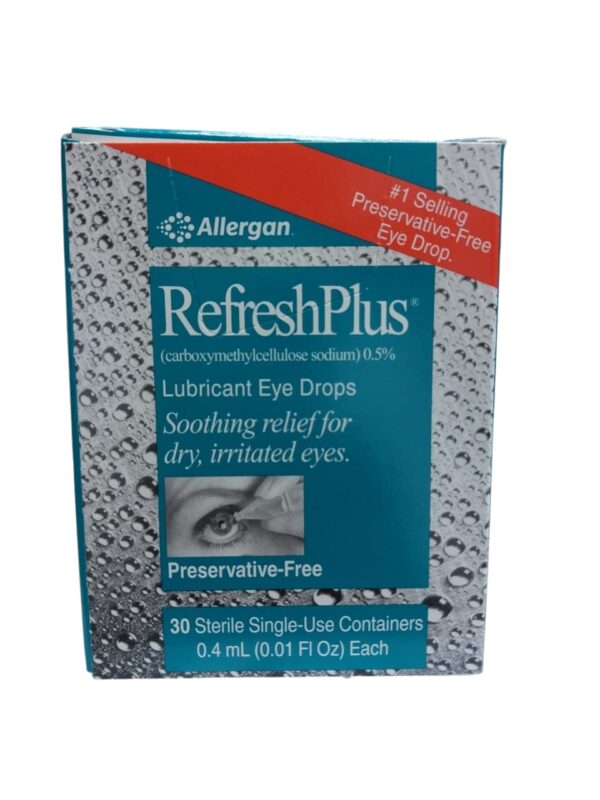 Refresh plus Eye drops (carboxymethylcellulose sodium 0.05%)