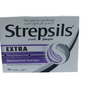 Strepsils Extra Blackcurrant Lozenges, 24 Pieces