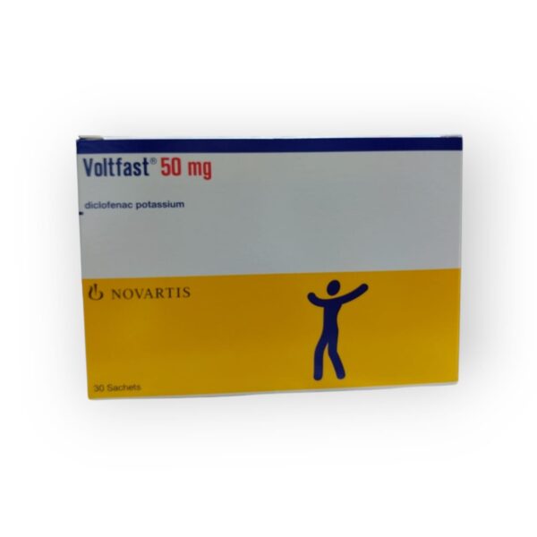 Voltfast 50 Mg (Diclofenac potassium) 30's Sachets