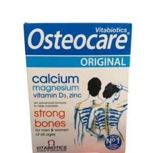 Vitabiotics Osteocare Bone Support Supplement with Calcium, Magnesium, Zinc & Vitamin D – gluten free, preservatives free, sugar free