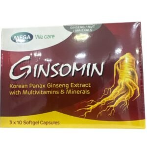 Ginsomin Fatigue & Stress Relief Multivitamin Supplement 30 Softgels