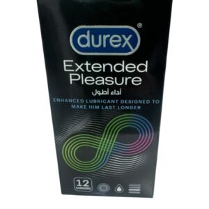 Durex Extended Pleasure Condoms for Men, Pack of 12