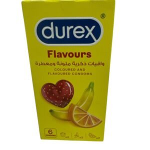 Durex Coloured and Flavoured Condoms for Men, Pack of 6