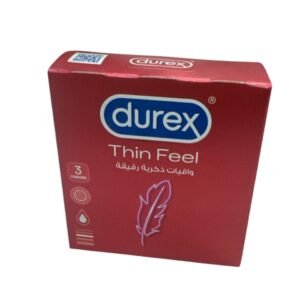 Durex Thin Feel Lubed Condoms for Men Pack of 3