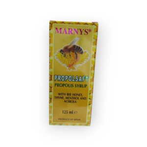 Marnys Propolsaft Propolis Syrup With Bee Honey, Thyme, Menthol & Acerola 125ml