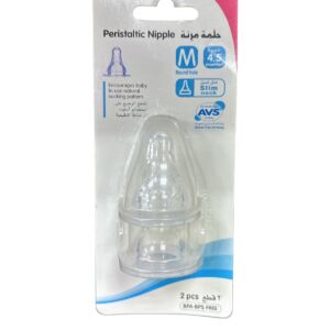 PIGEON 01868 PERISTALTIC NIPPLE (M) 2’S