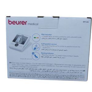 BEURER BM 28 UPPER ARM BLOOD PRESSURE MONITOR