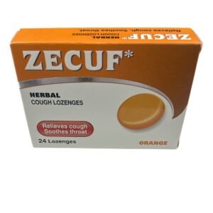 Zecuf orange lozenges 24s