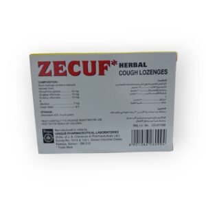 Zecuf Herbal Cough Lozenges Relieves Cough Soothes Throat Honey Lemon 24 Lozenges