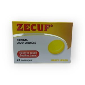 Zecuf Herbal Cough Lozenges Relieves Cough Soothes Throat Honey Lemon 24 Lozenges