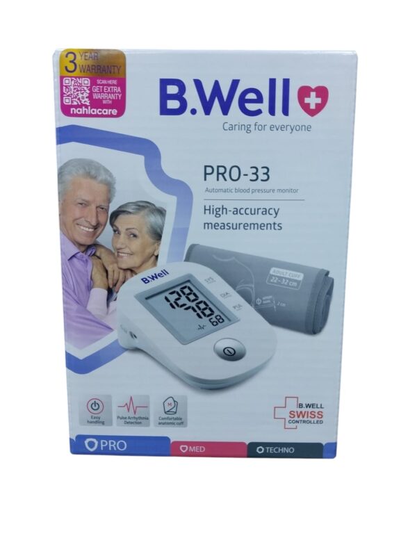 B.Well automatic blood pressure monitor PRO-33