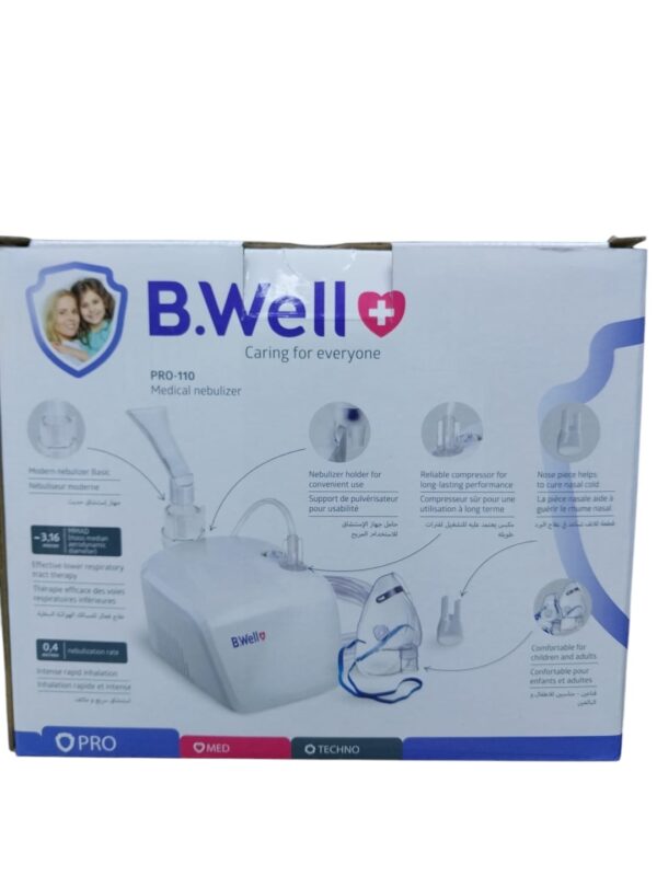 B-WELL NEBULIZER MEDICAL COMPRESSOR PRO-110 - Image 3