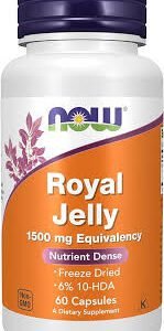 NOW ROYAL JELLY 1500MG 60S