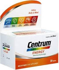 Centrum Energy Multivitamin Tablets 30 Pieces