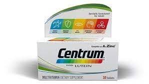 Centrum With Lutein 30 Tablets