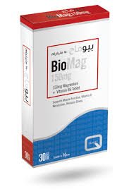 Quest Biomag 150mg Magnesium + B6 5mg Tablets, 30 Tablets