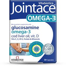 Vitabiotics Jointace Omega-3 Micronutrient Supplement – Gluten Free, Preservatives Free 30 pcs