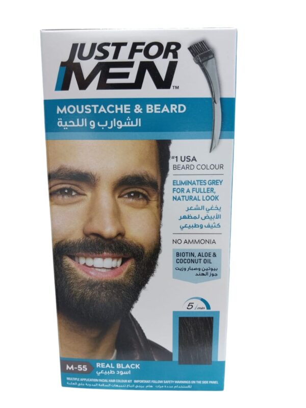 Just for men JFM Moustache and beard M-40 medium dark brown