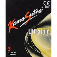 Kamasutra Ultra Thin Condoms, 3pcs