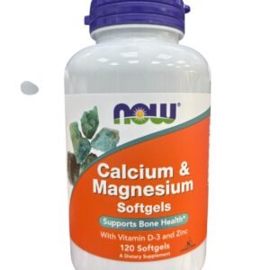 Now Calcium And Magnesium Softgels 120 Pieces