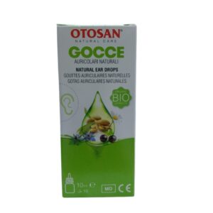 Otosan Natural Ear Drops with Organic Extracts – Artificial Colors Free, Artificial Preservatives Free, 10ml