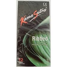 Kamasutra Ribbed Condoms 12s